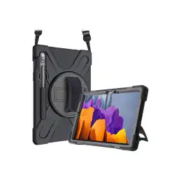 DLH - Coque de protection pour tablette - robuste - plastique - 11" - pour Samsung Galaxy Tab S7, Tab S8 (DY-RC4437)_1